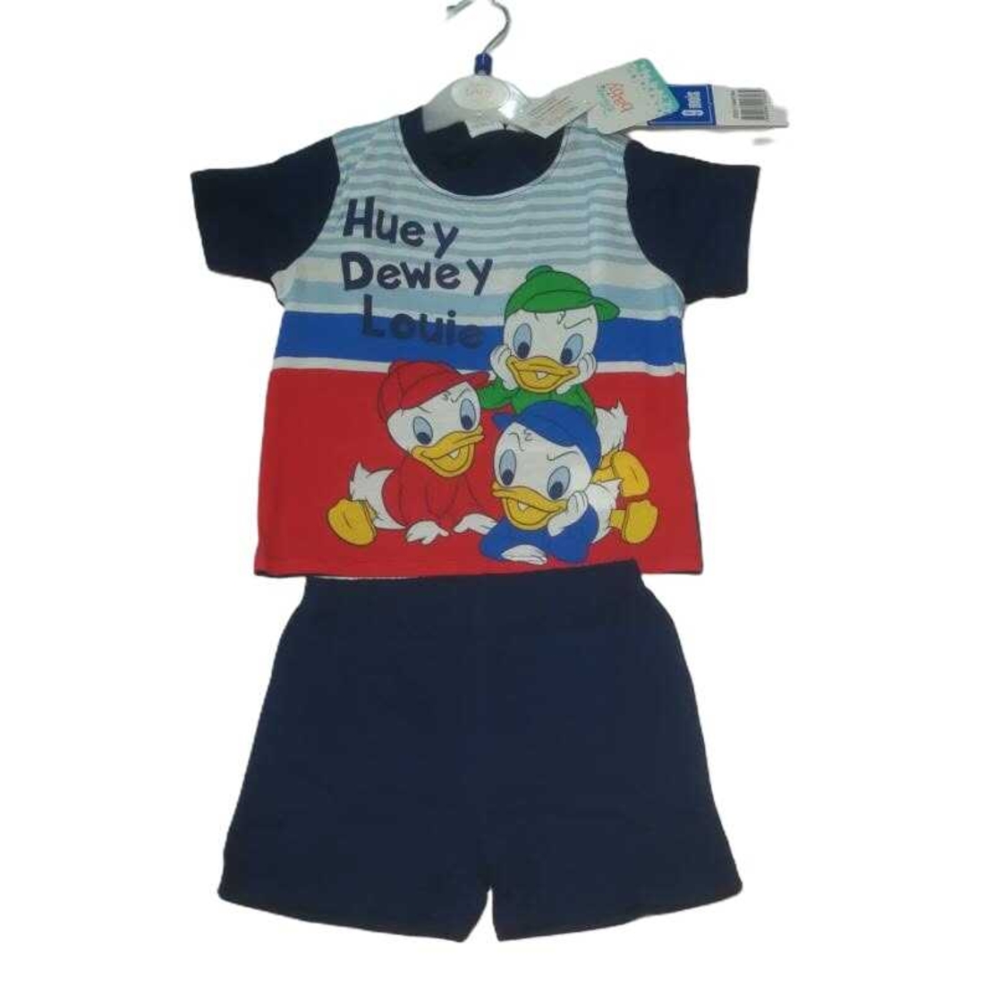 Compleu de Vară Băieți Disney Donald Duck - Set Tricou și Pantaloni Scurți 9 Luni