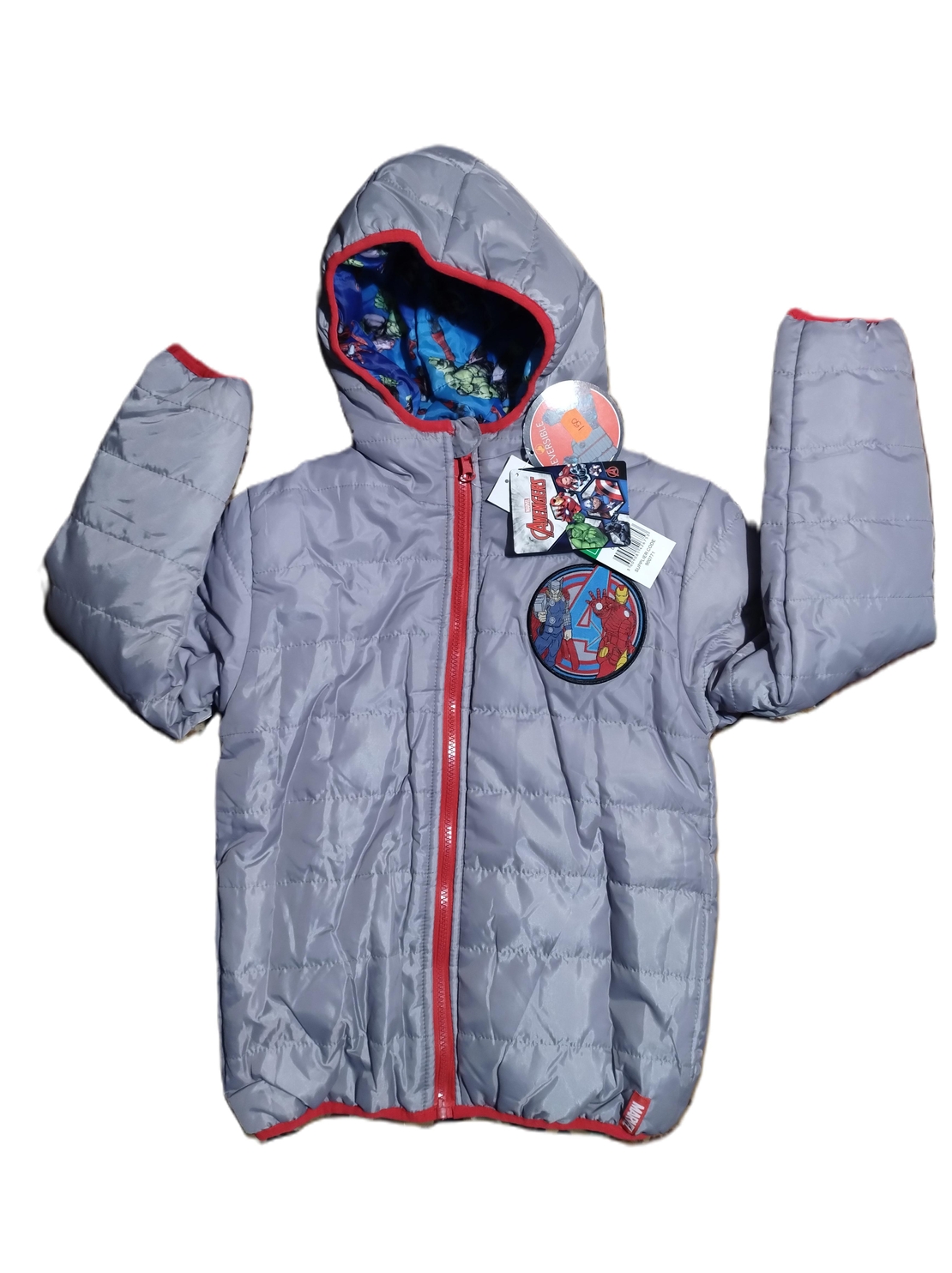 Geaca Marvel Avengers Gri cu doua fete