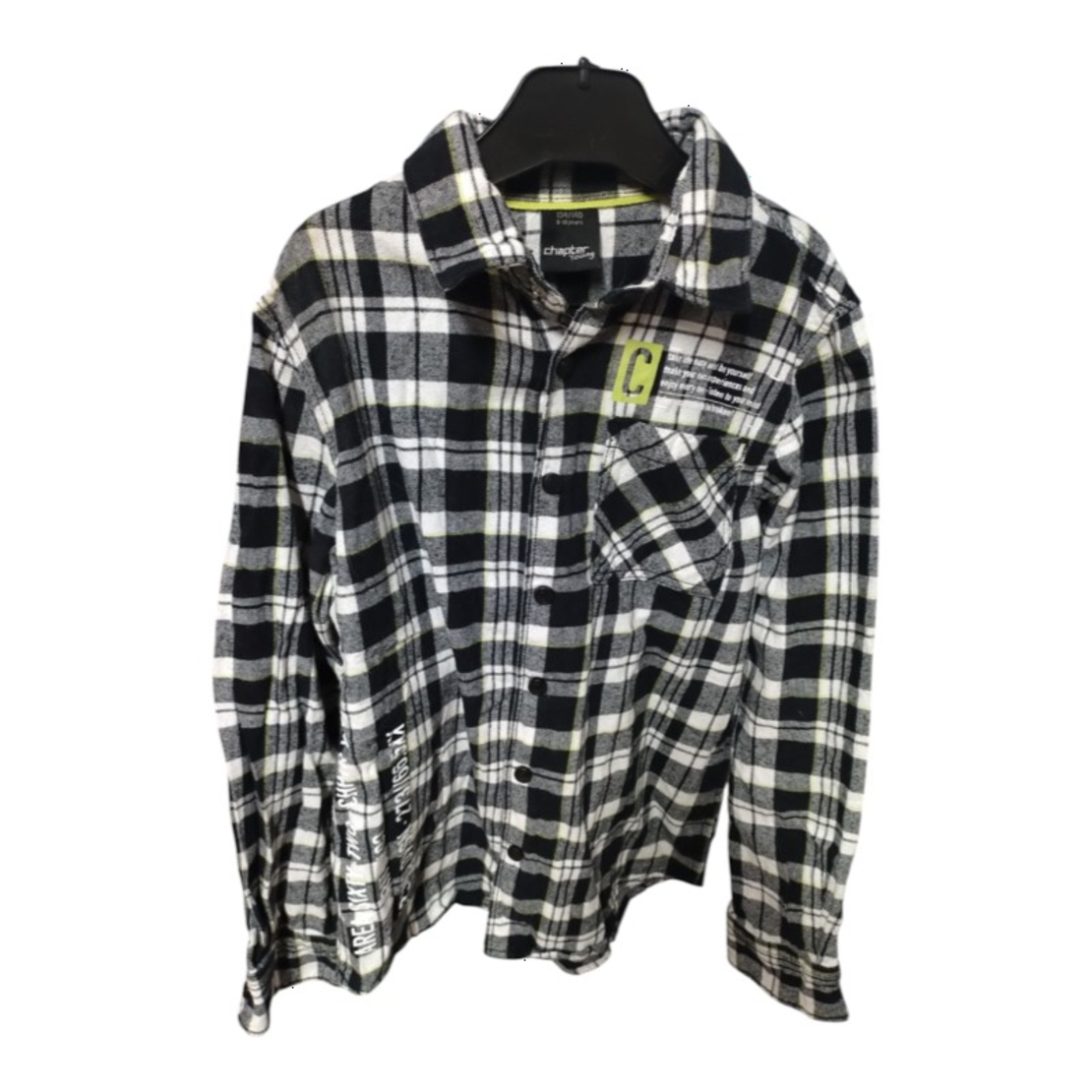Cămașă în Carouri din Bumbac Stil Flanel Chapter Young (C&A) — Mărime 134-140 (8-9 ani) — Second Hand Stare Excelentă