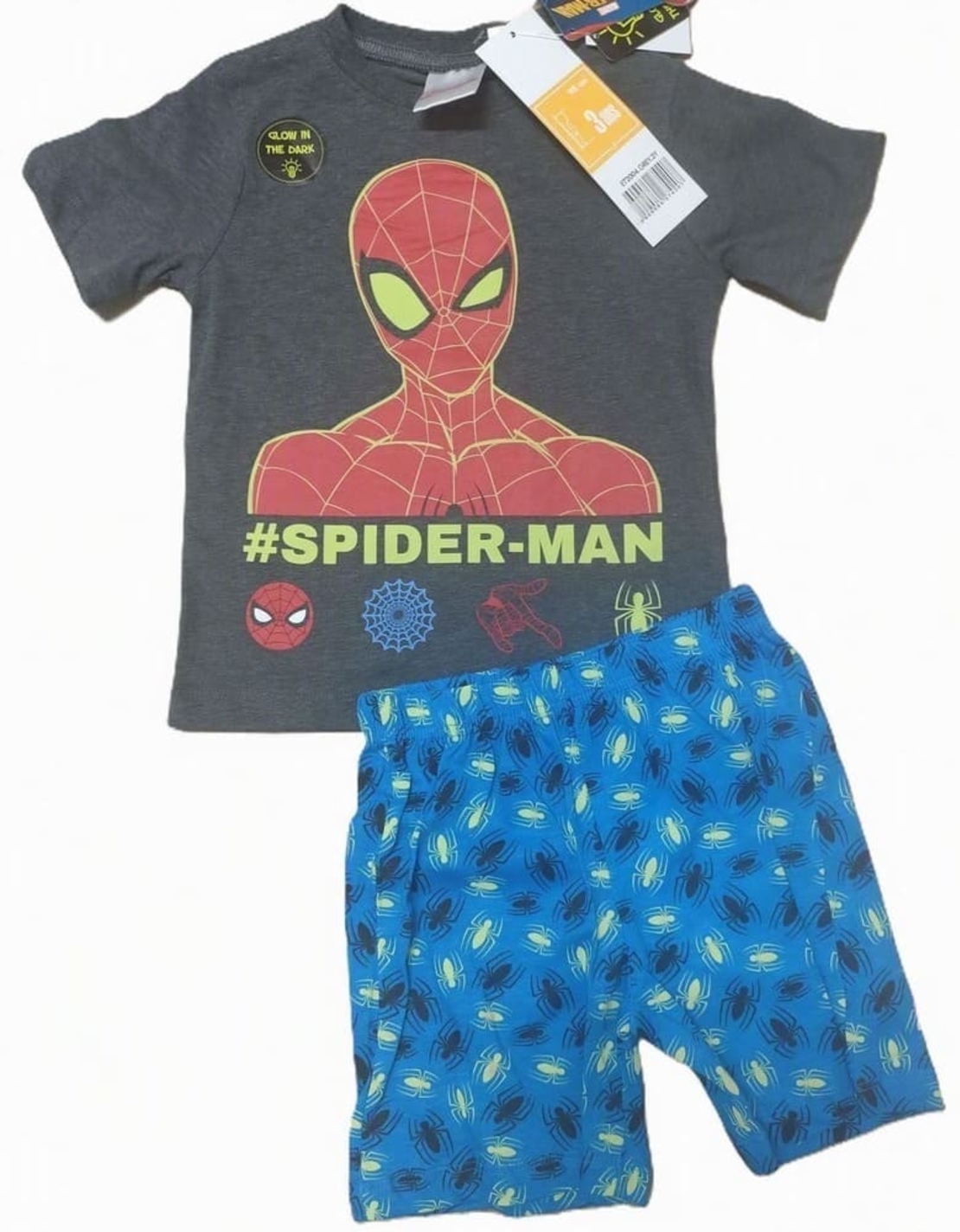 Compleu Spider Man Gri