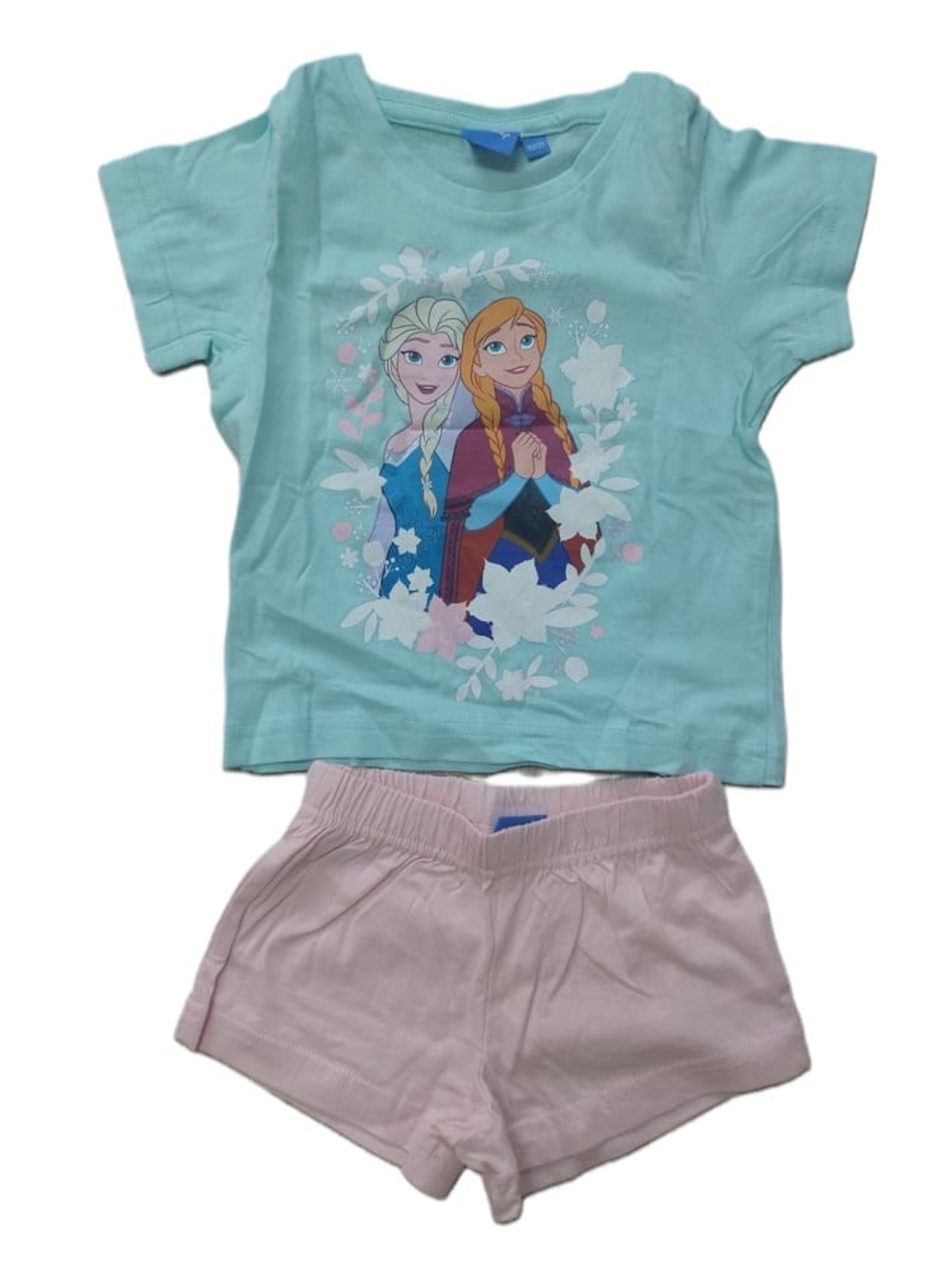 Compleu Frozen pantaloni scurt roz