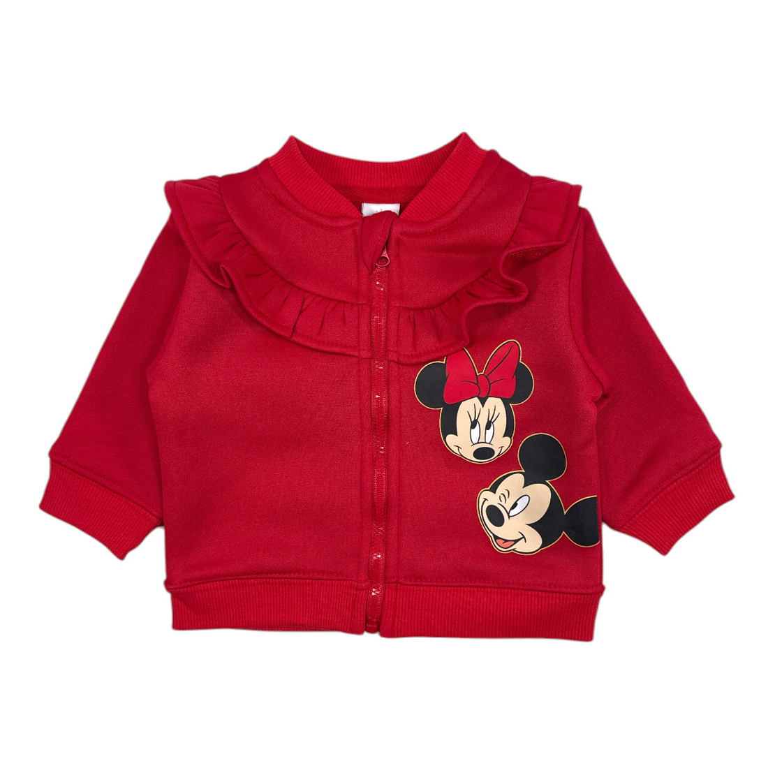 Set Minnie Mouse Bebe rosu