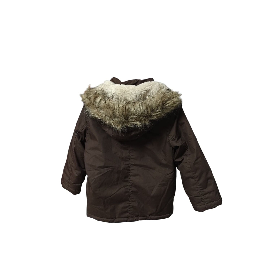 Geacă Groasă de Iarnă H&M Tip Parka cu Glugă și Blăniță – Mărimea 116 (5-6 Ani) | Second Hand Premium