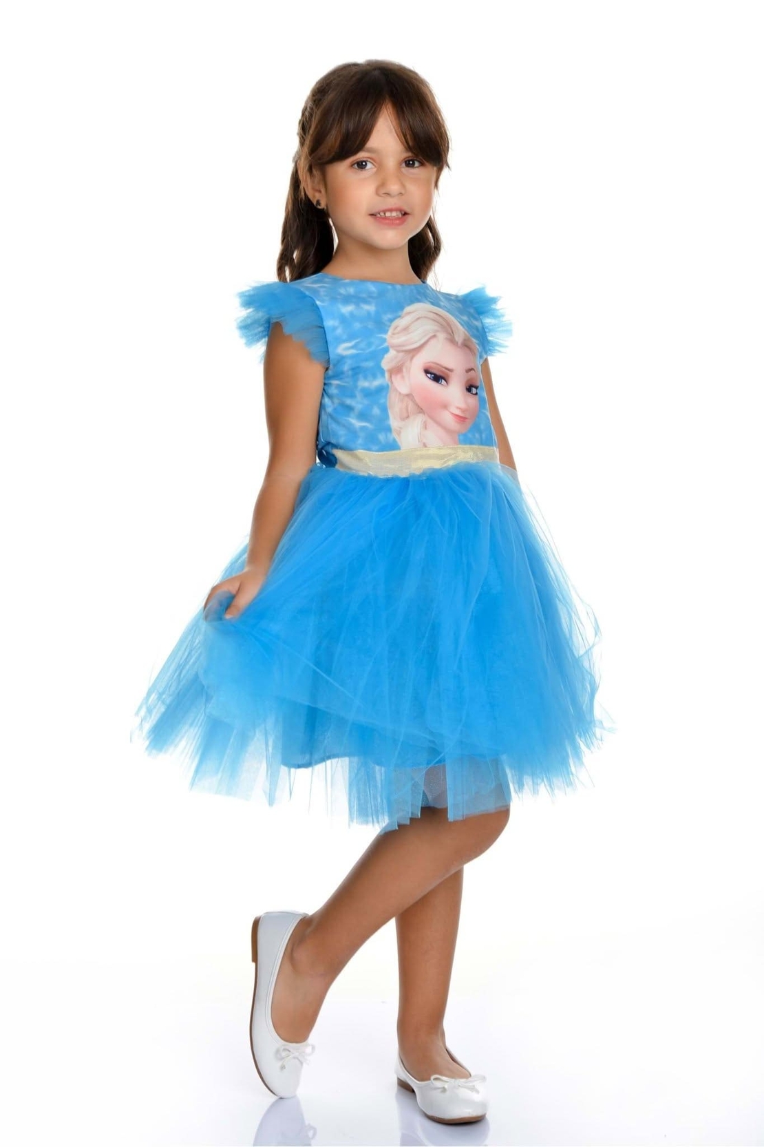 Rochita cu imaginea Frozen albastra