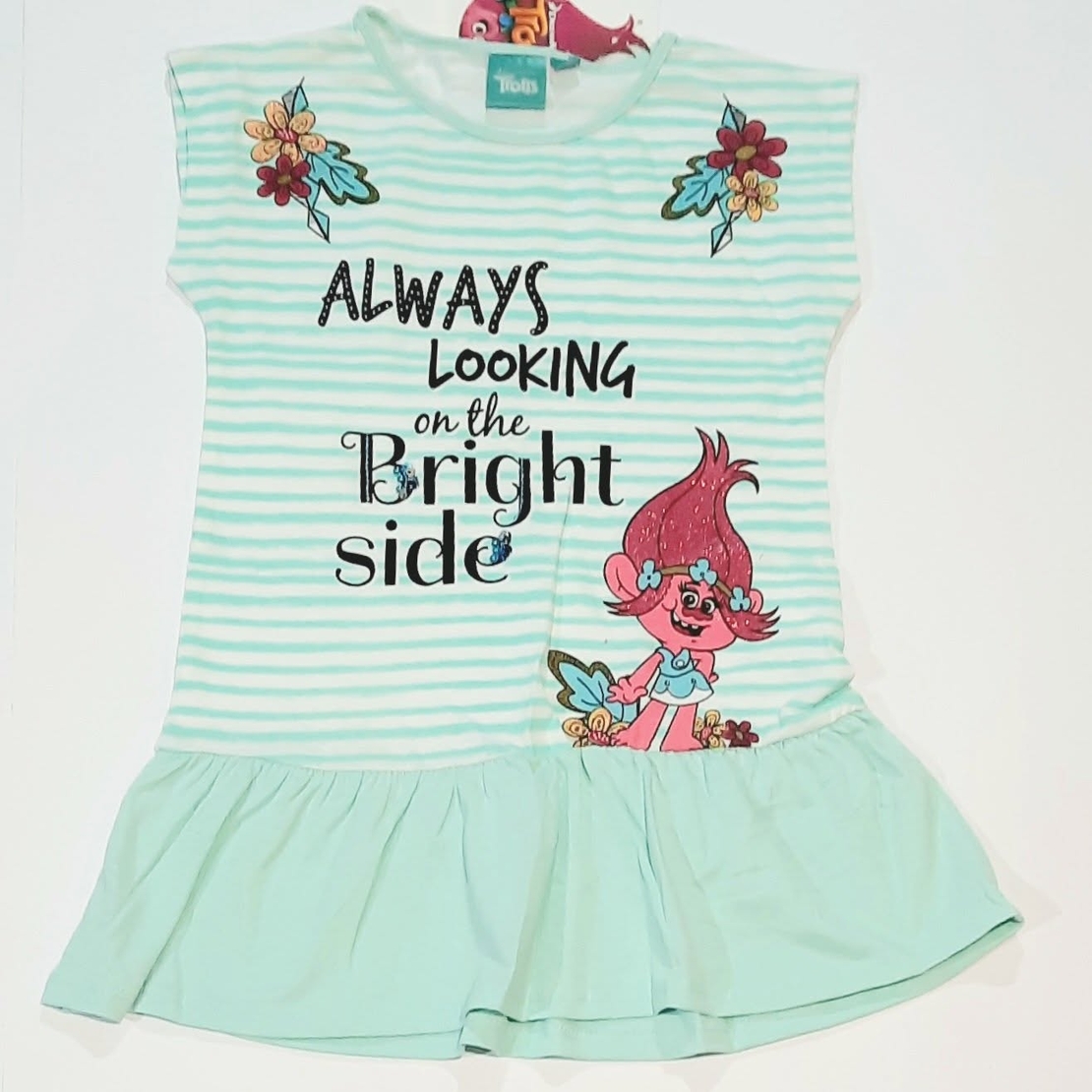Rochie Trolls verde