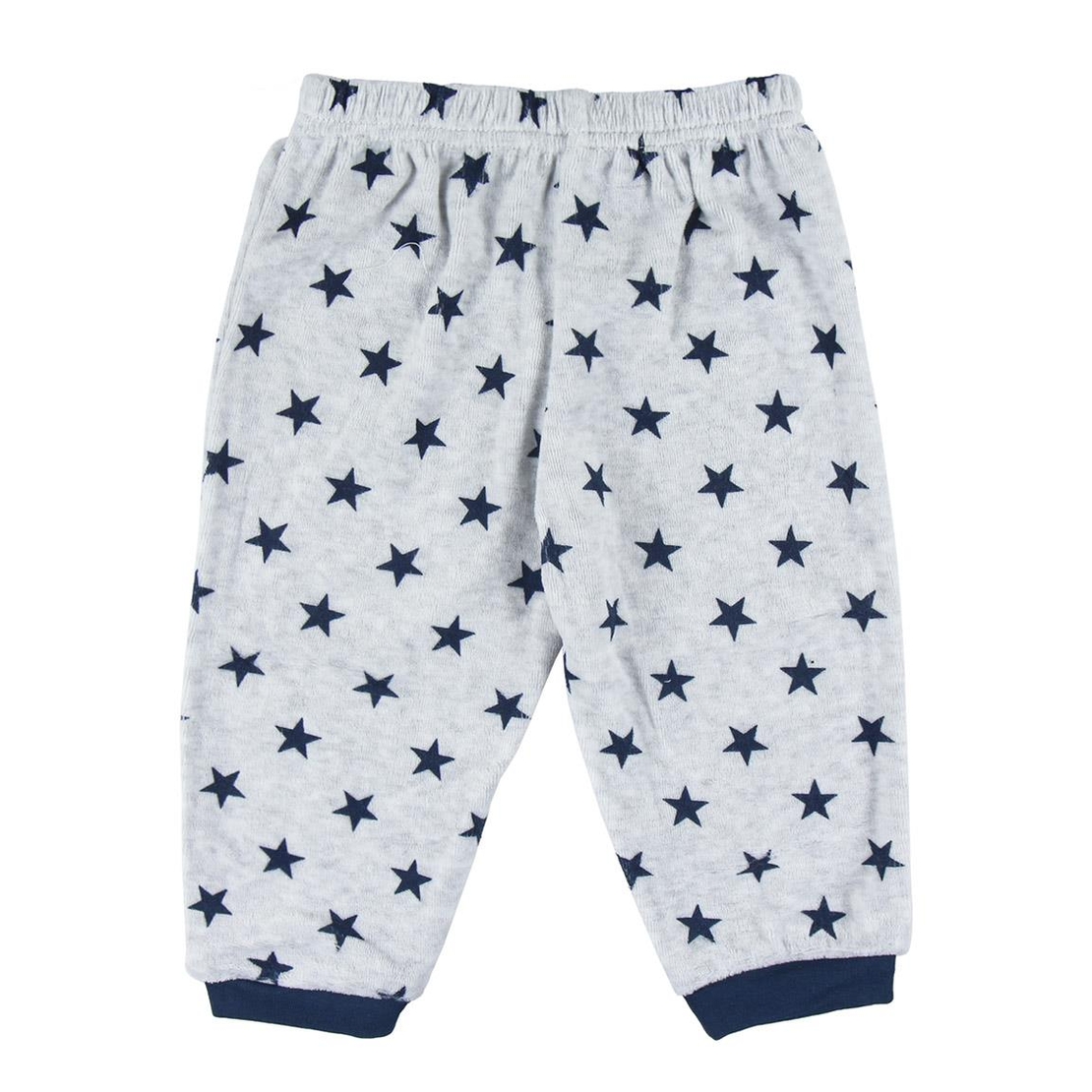 Pijama din Velur pentru Copii, 2 Piese - Model Justice League „Super-Eroi”, Gri Melanj