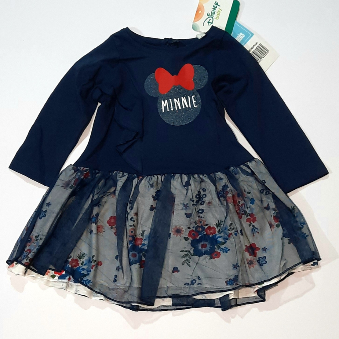 Rochie Minnie Mouse cu imprimeu si tul