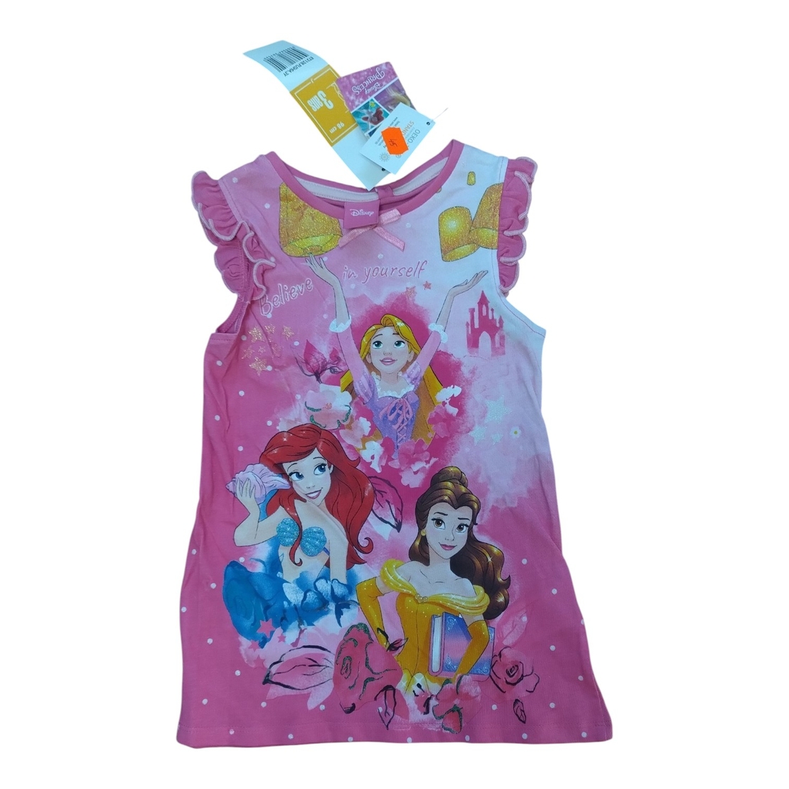 Cămașă de noapte fete Disney Princess, Fucsia