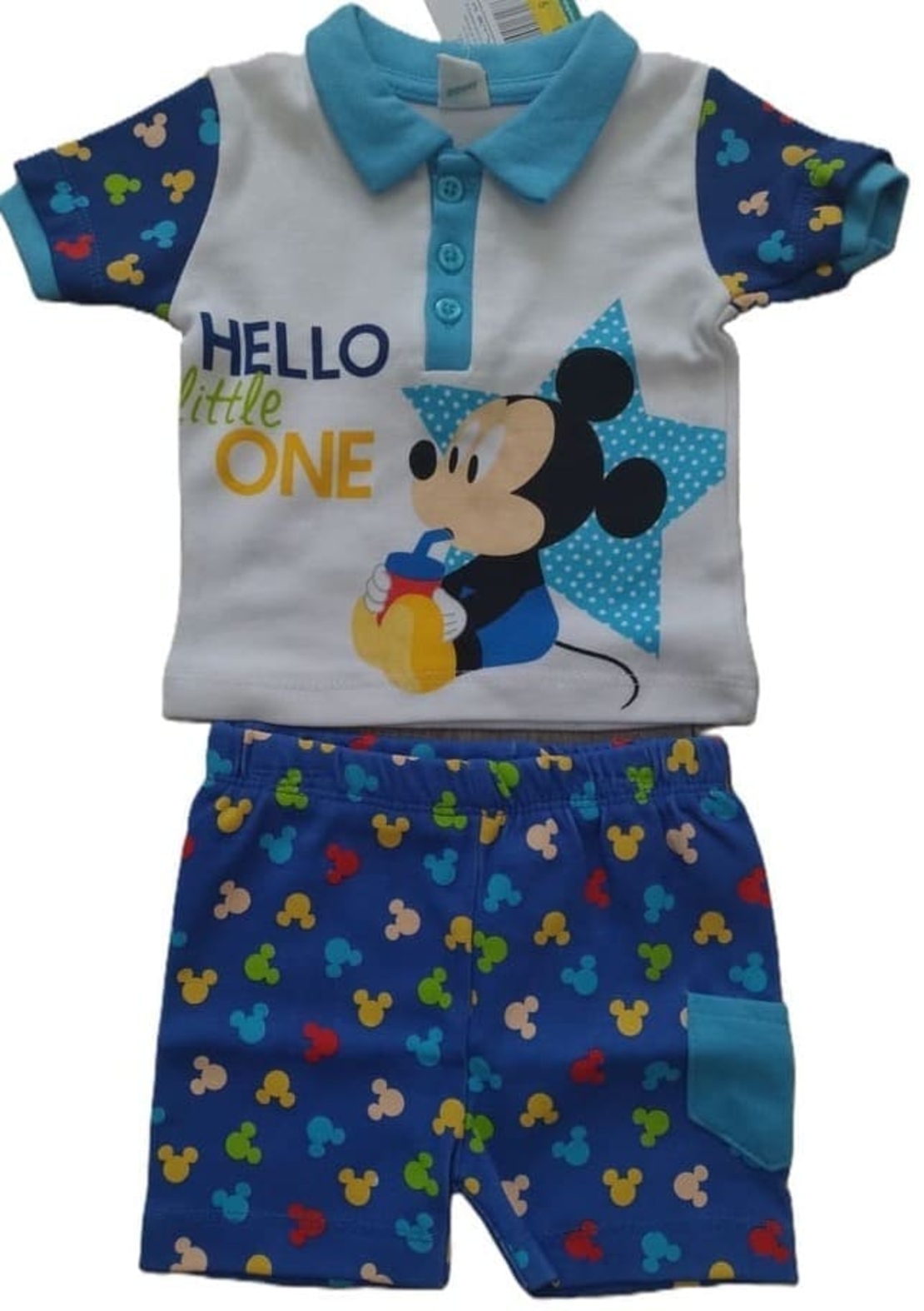 Compleu Mickey Bebe Albastru