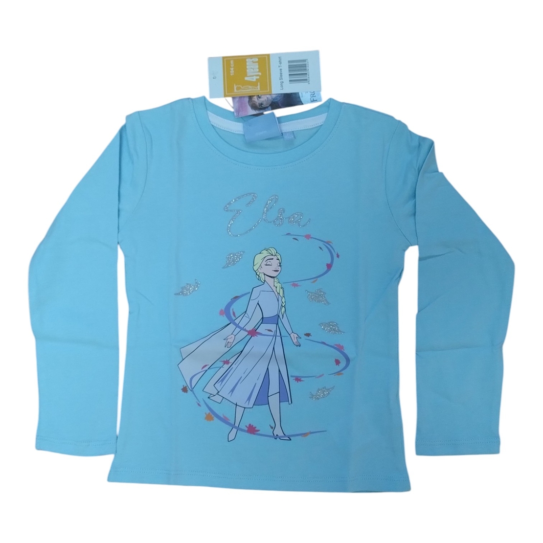 Tricou cu mânecă lungă (bluză) pentru fetițe Disney Frozen (Regatul de Gheață)