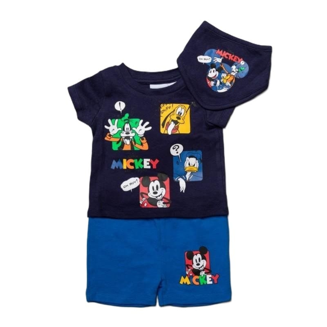 Set de vară pentru bebeluși și băieței (3 piese)Disney Bebe baiat