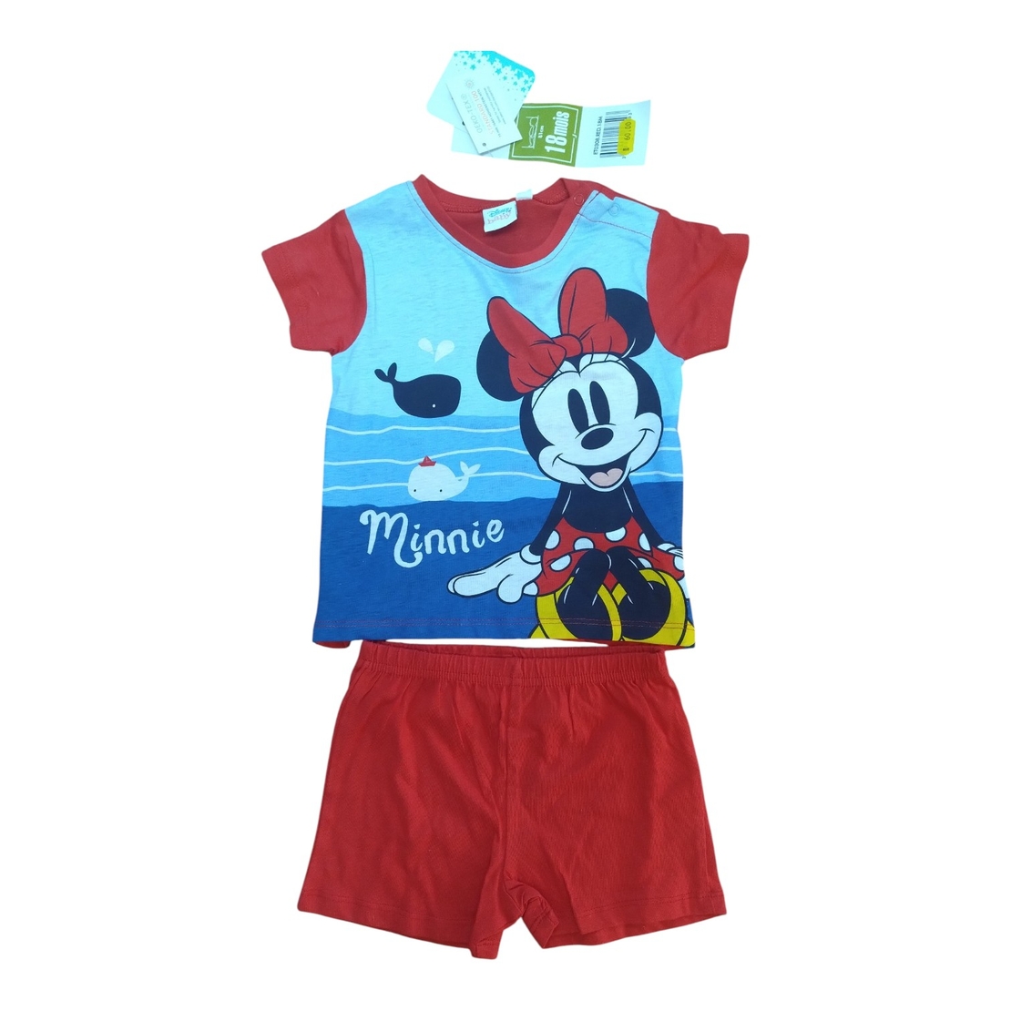 Compleu de vară pentru fetițe (2 piese) Disney Bebe Ros