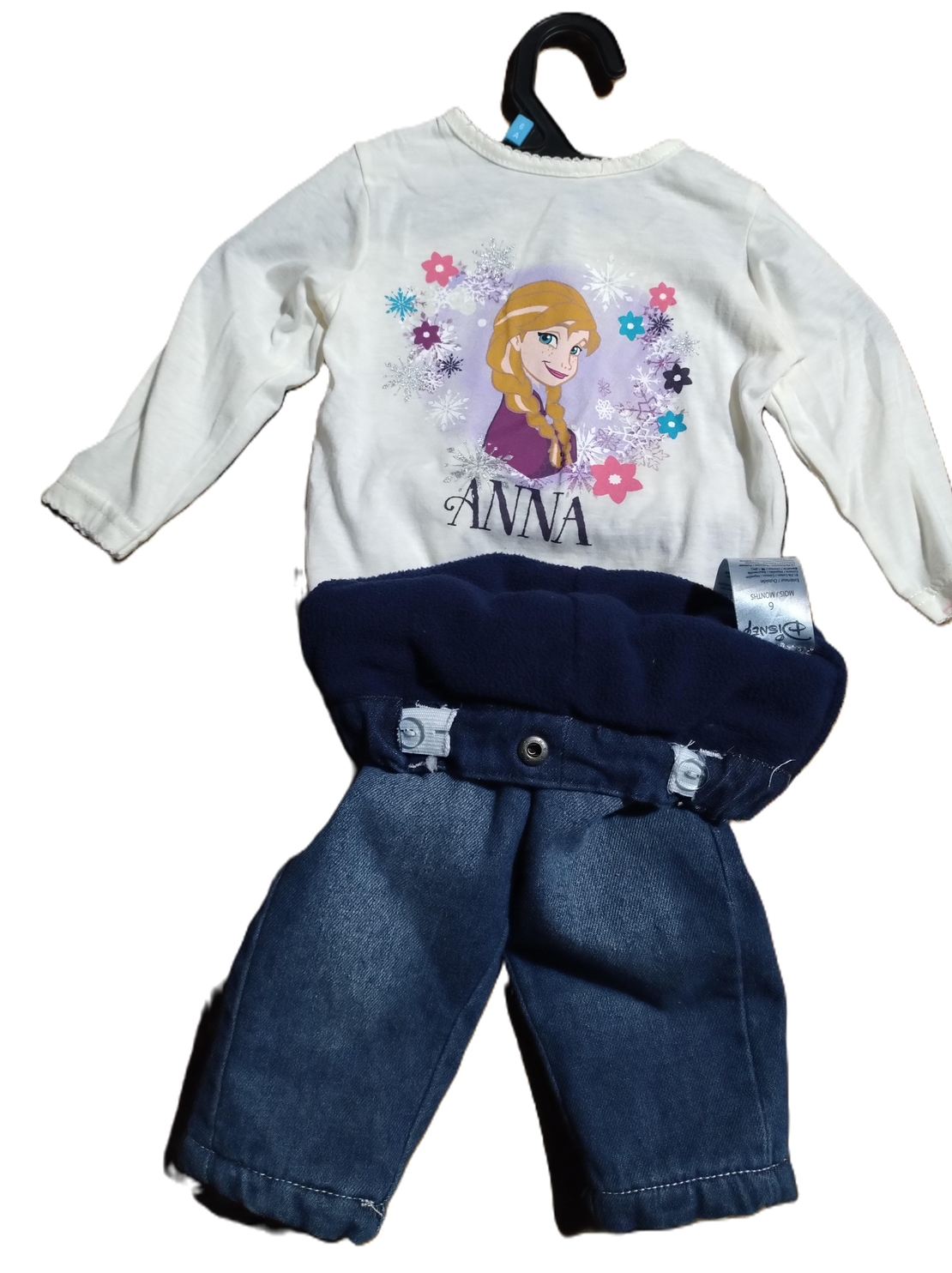 Set Frozen geaca, tricou si pantaloni bebe