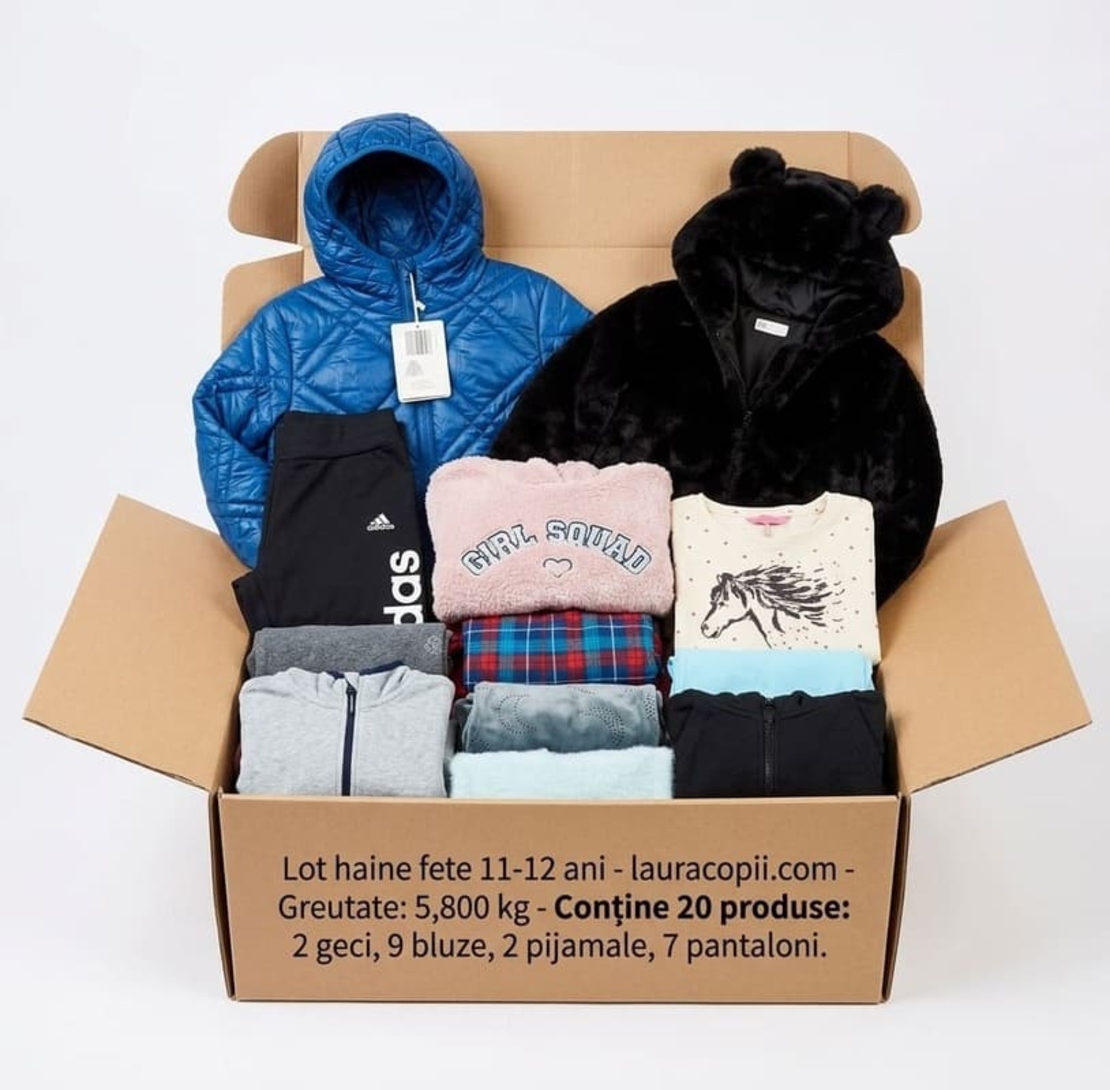 Mega-Lot Toamnă-Iarnă Fetiță 11-12 ani (146-152 cm) – 20 Piese de Brand (H&M, Adidas) + 2 GECI INCLUSE