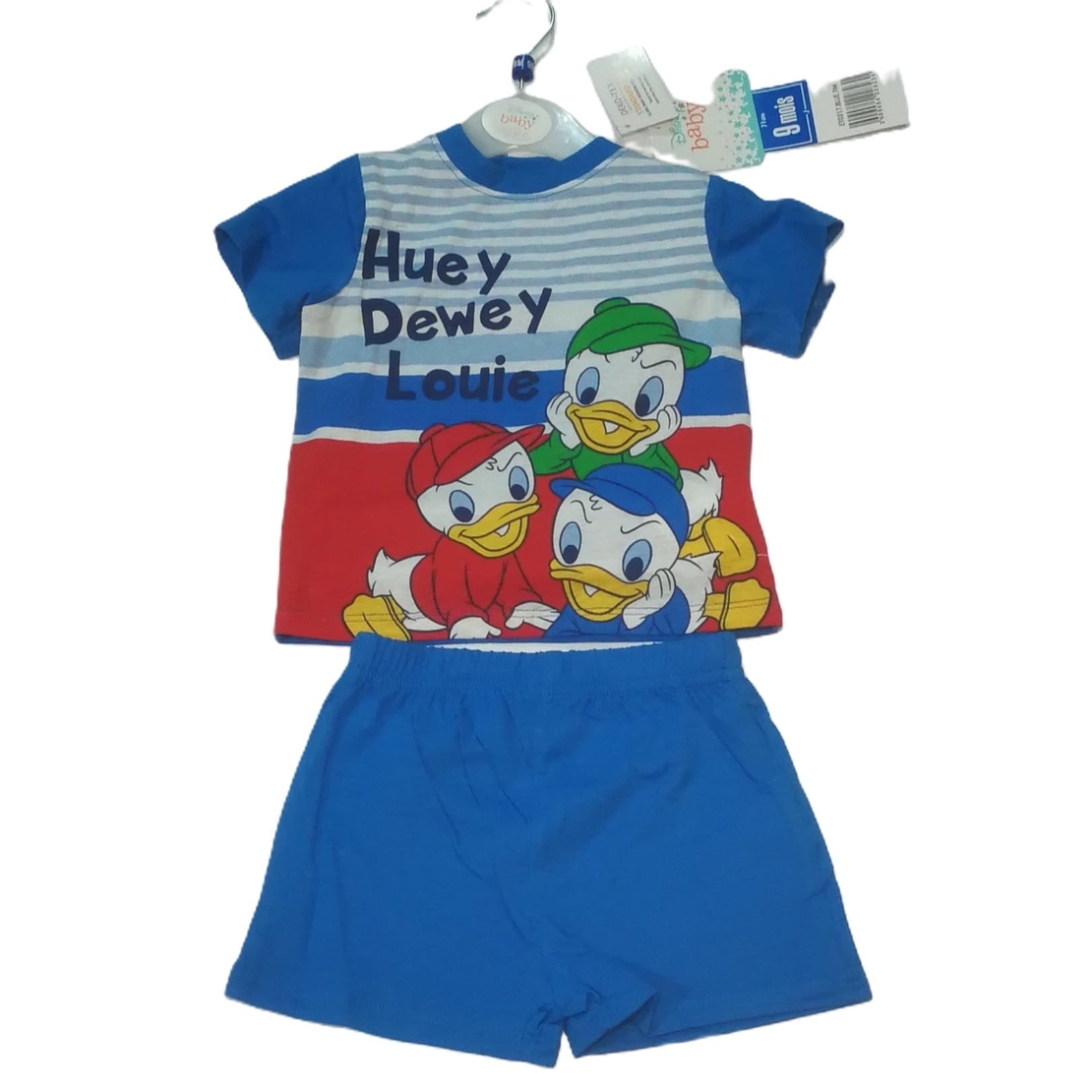 Set de Vară Bebeluși Disney Donald Duck - Compleu Tricou și Pantaloni Scurți