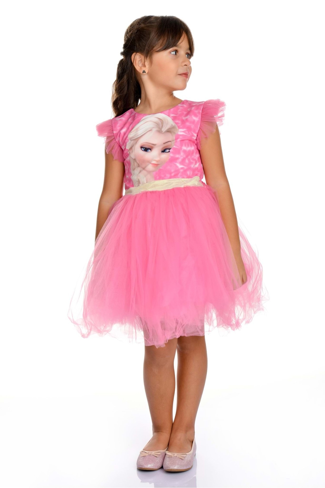 Rochie cu personaje Roz