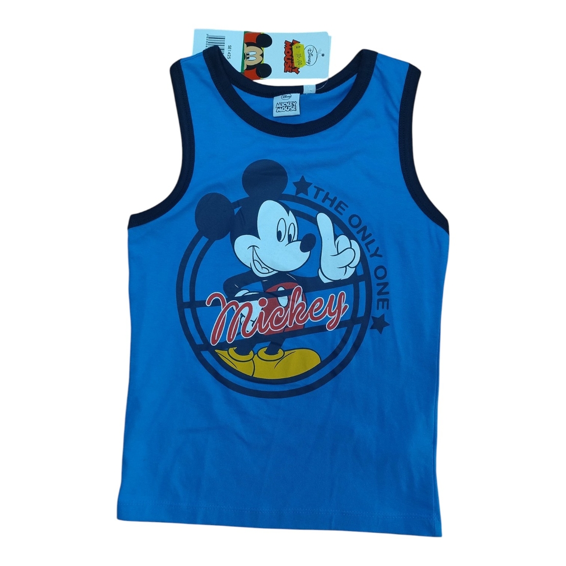 Tricou model maieu Mickey Mous Albastru Second-Hand