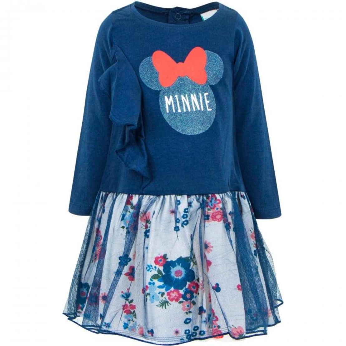 Rochie Minnie Mouse cu imprimeu si tul