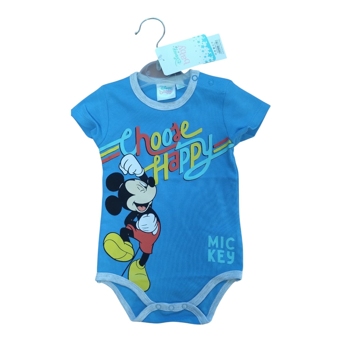 Body Mickey Mouse Albastru, Model K01