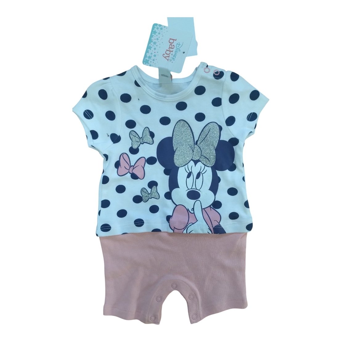 Body Bebe Minnie Mouse, bumbac subțire -Model M01