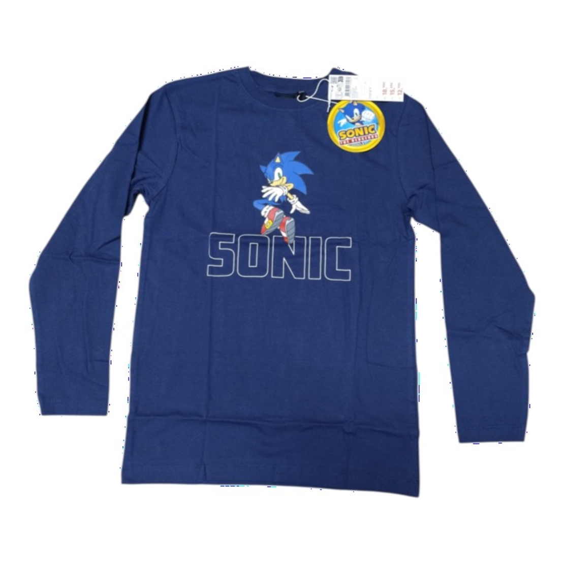 Bluză bumbac băieți Zippy „Sonic the Hedgehog” albastru închis, mărime 11-12 ani - Nouă cu etichetă