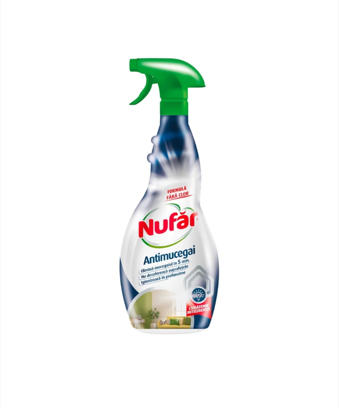 Solutie Nufar, actiune fungicida, pentru eliminarea mucegaiului, 500 ml