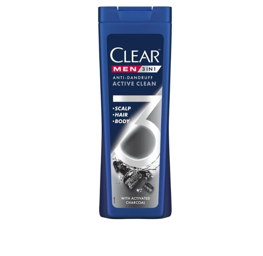 Clear pentru barbati 3 in 1 Active Clean