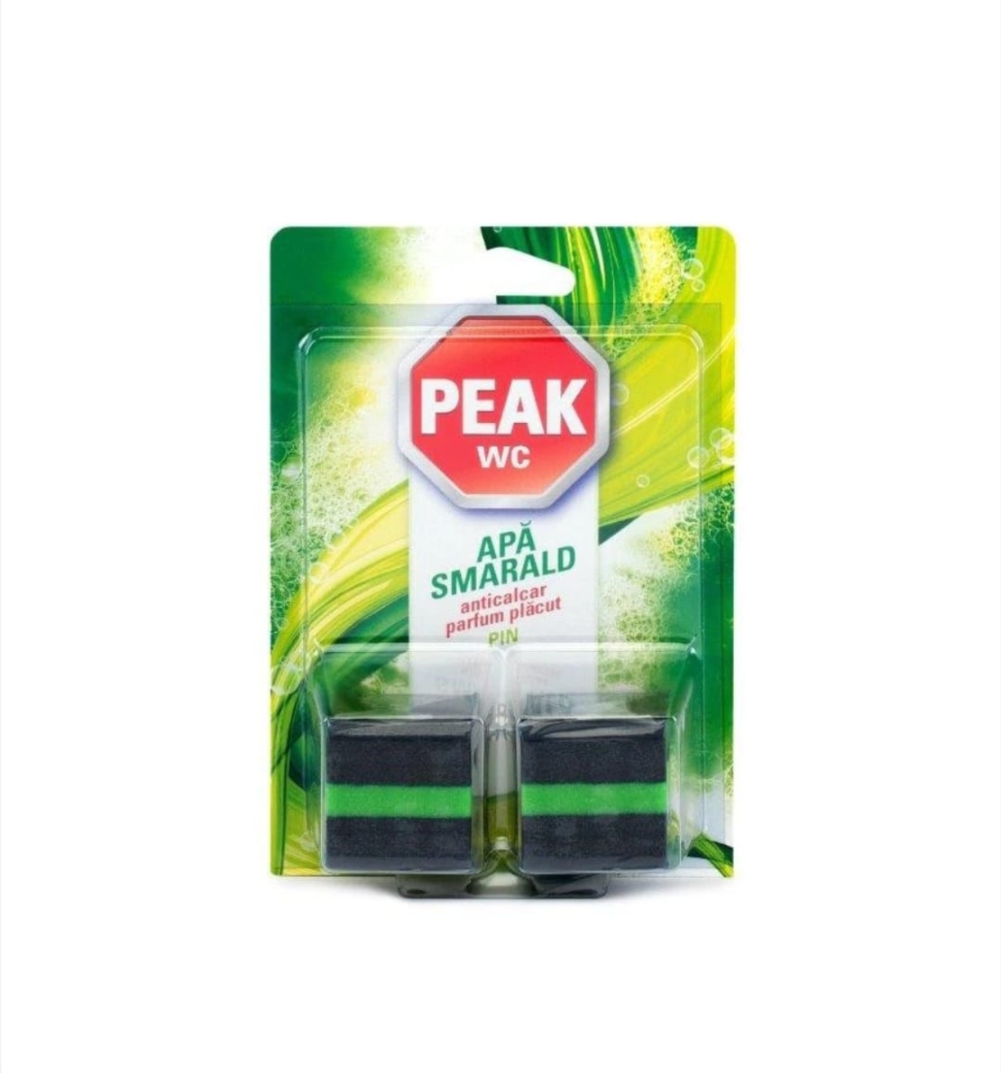 Peak WC Apa Smarald Pin tablete anticalcar pentru bazin