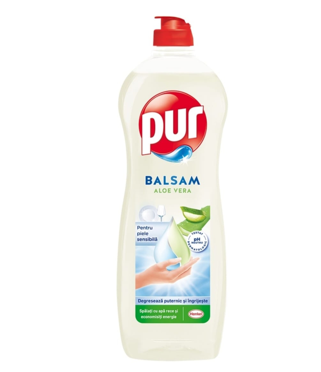 Detergent de vase PUR Balsam Aloe Vera, 750ml