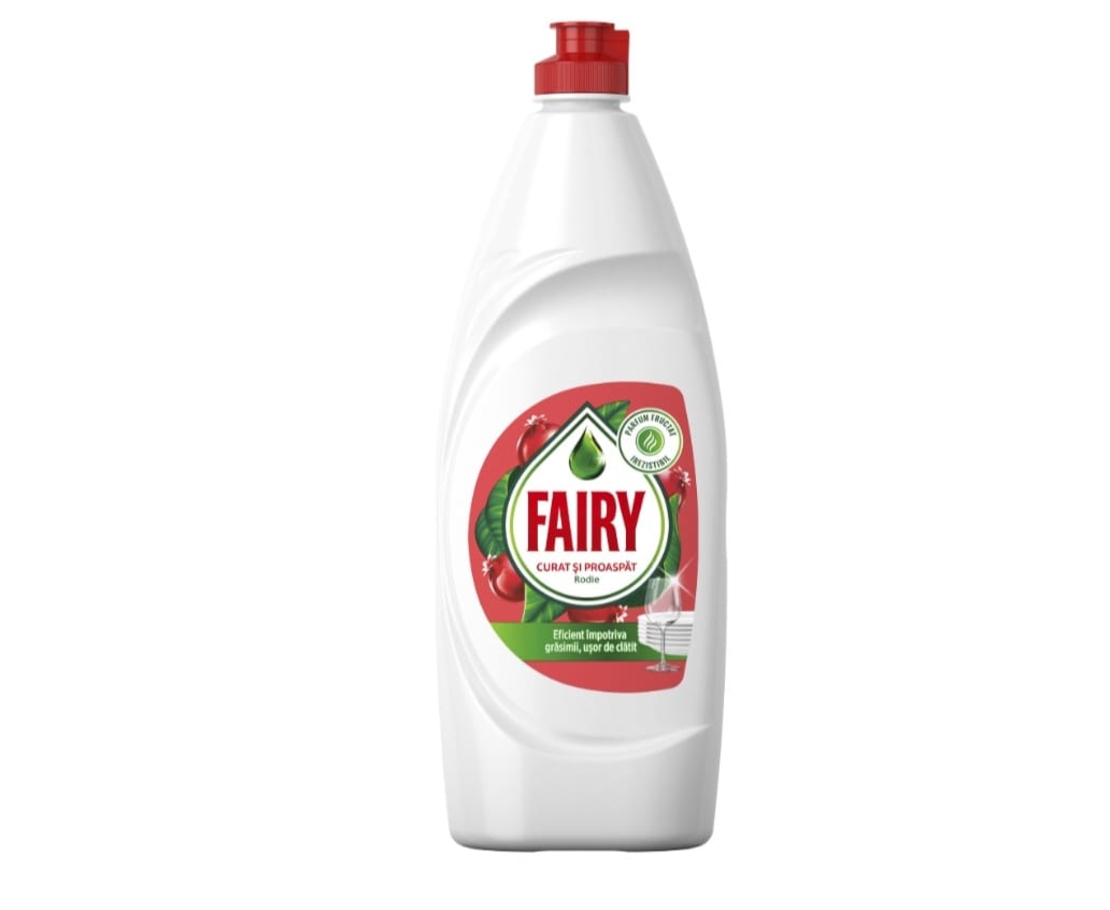 Detergent de vase Fairy Pomegranate Red Orange, 750 ml