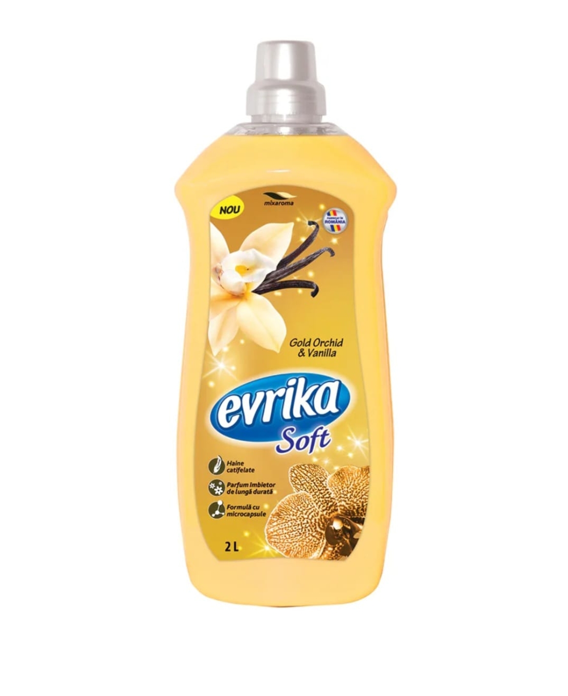 Balsam de rufe EVRIKA Soft, Gold Orchid & Vanilla, 2 l