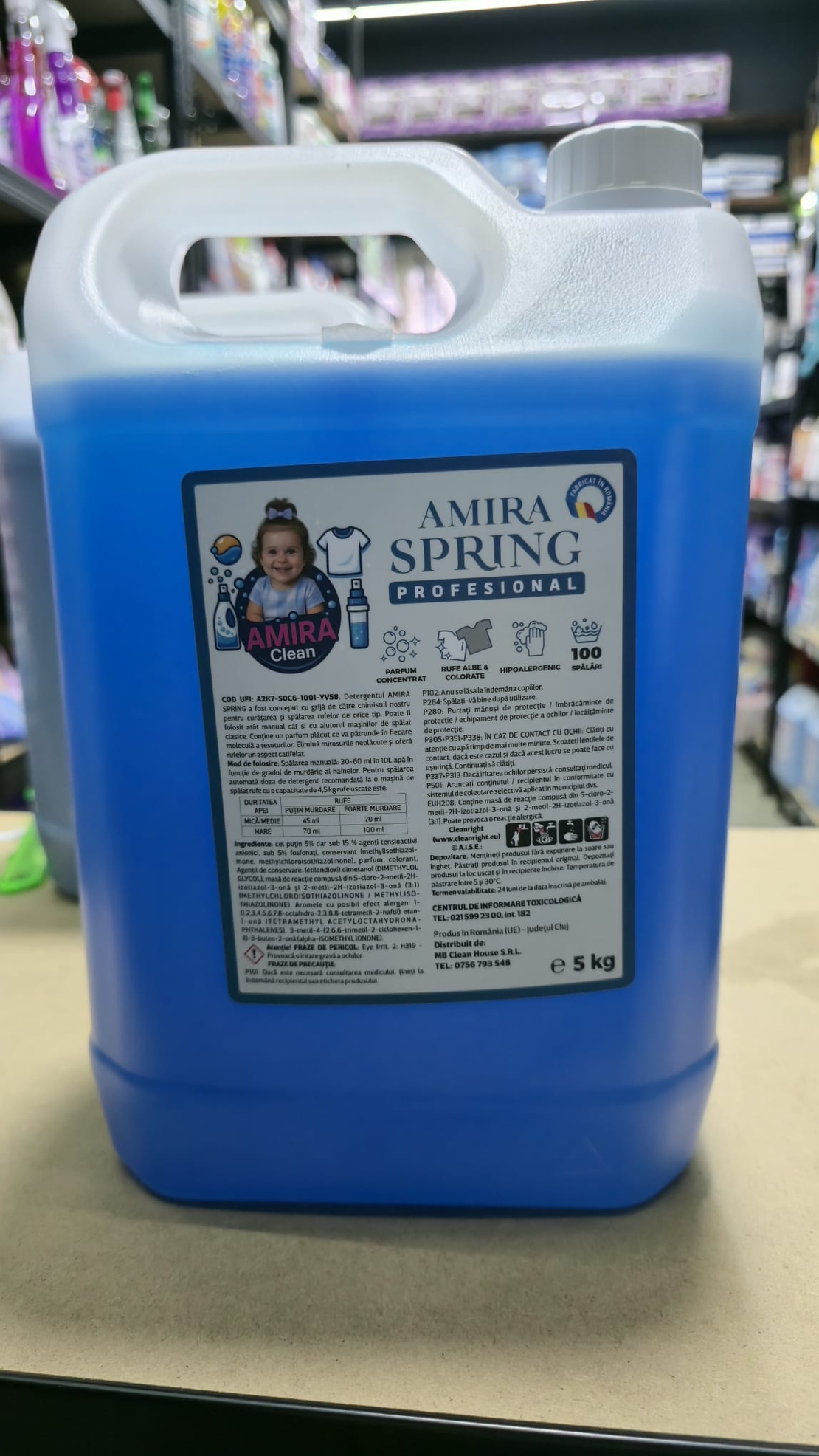 Amira Spring  Detergent Profesional