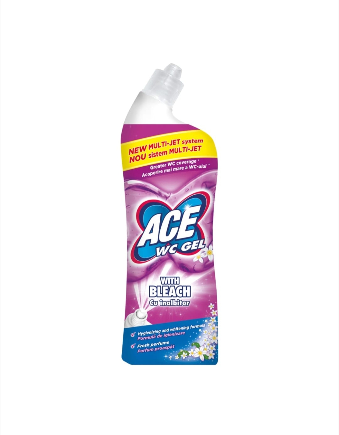 Gel pentru curatat vasul de toaleta Ace, 700 ml
