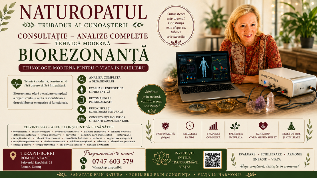 Consultație analize complete tehnică modernă - Biorezonanță