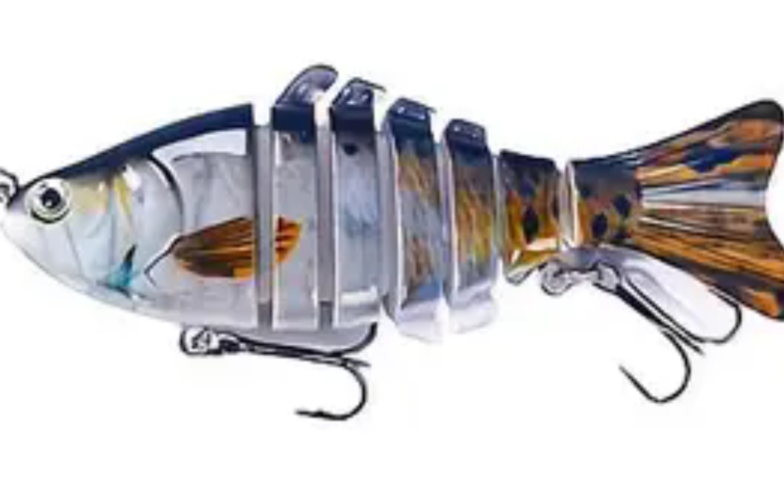 Voblere articulate segmentate, flexibile, 10 cm, 15 g, momeala pentru stiuca, pastrav, somn, salau, peste rapitor