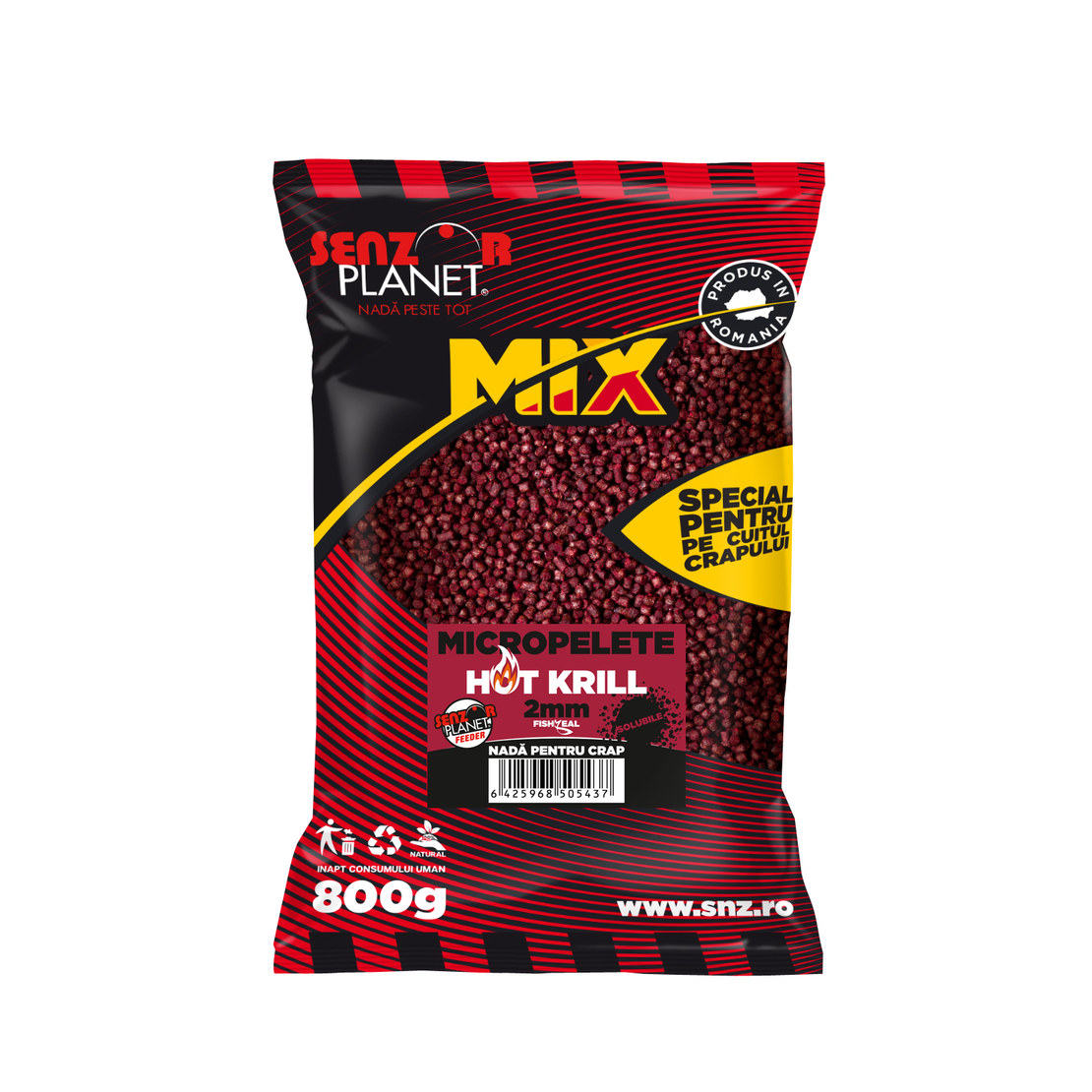 MICROPELETE HOT KRILL 2mm 800g