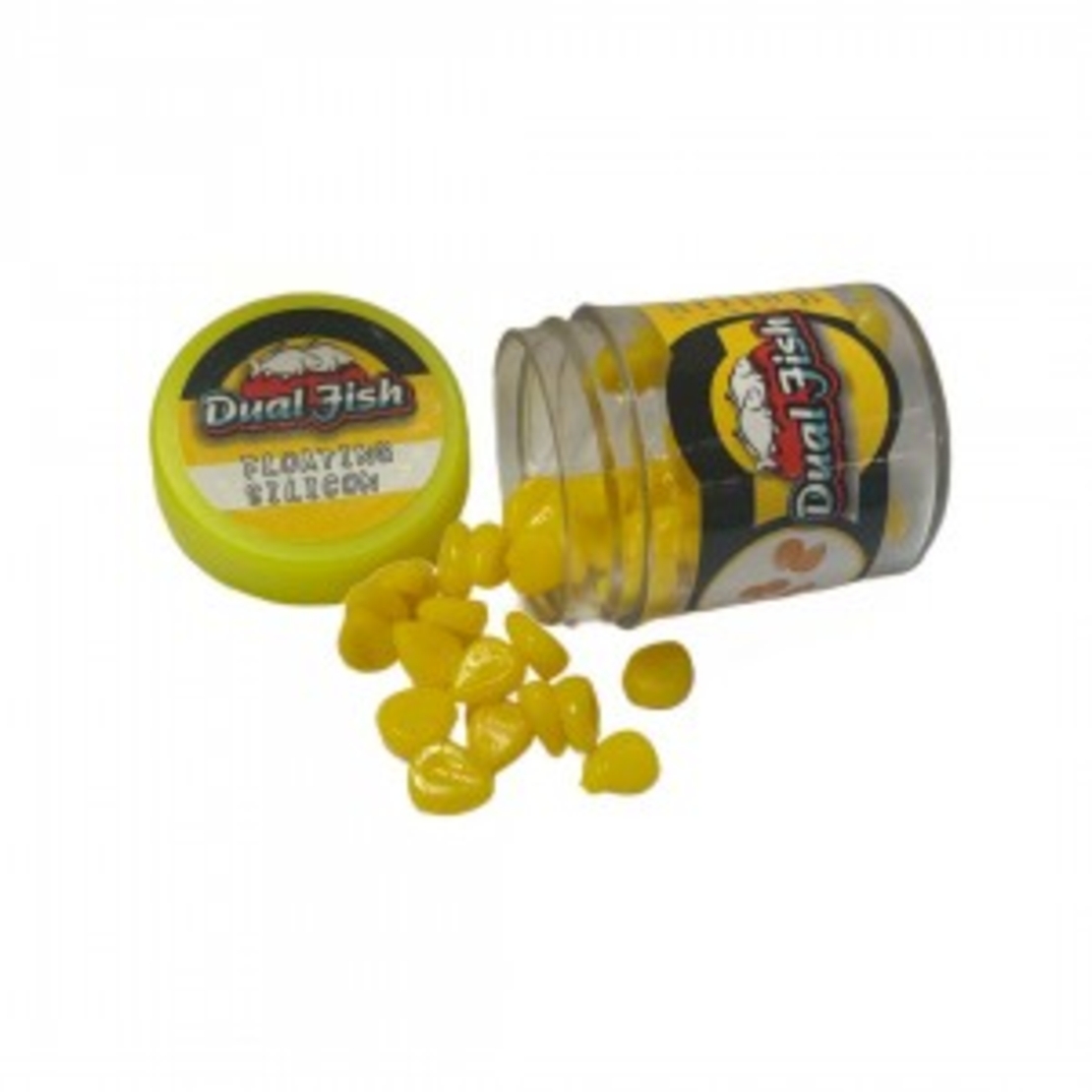 Porumb artificial (silicon) , culoare galben, Dual Fish