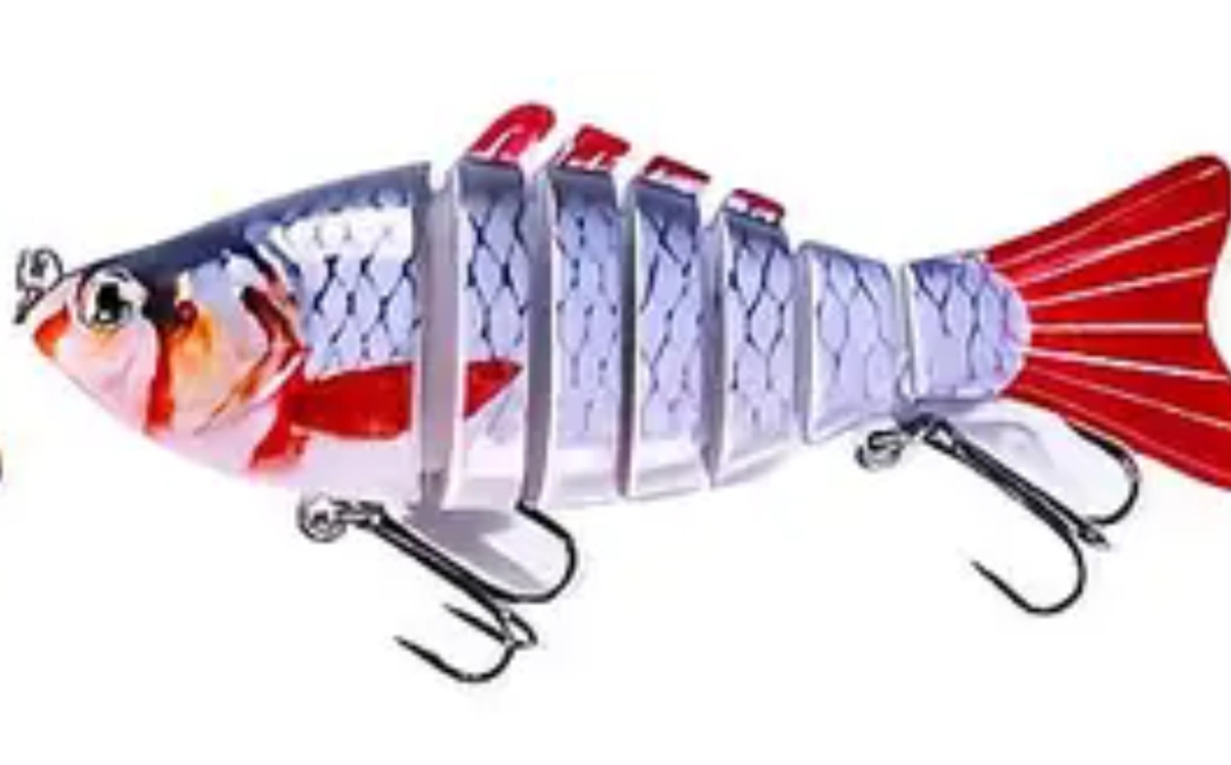 Voblere articulate segmentate, flexibile, 10 cm, 15 g, momeala pentru stiuca, pastrav, somn, salau, peste rapitor