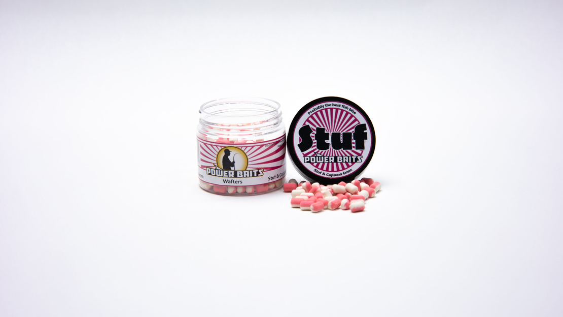 Wafters Power Baits Bicolor Stuf and Capsuna 6mm