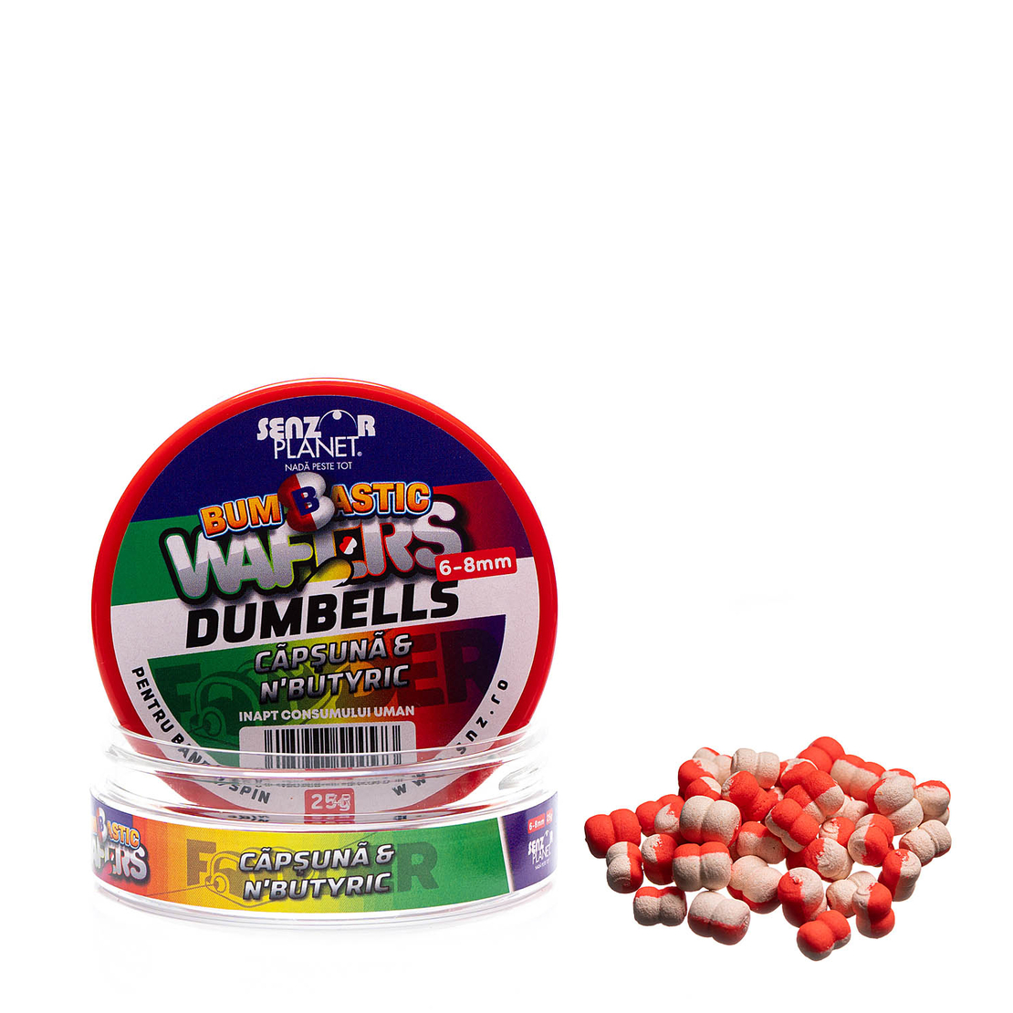 BUMBASTIC WAFTERS DUMBELLS PENTRU BANDA CAPSUNA & N'BUTYRIC 6-8mm 25g