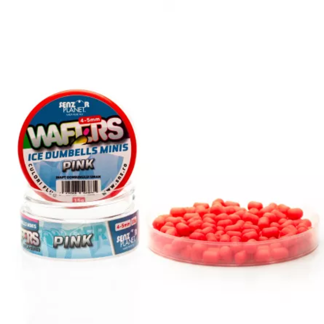 WAFTERS ICE DUMBELLS MINIS PINK 4-5mm 15g