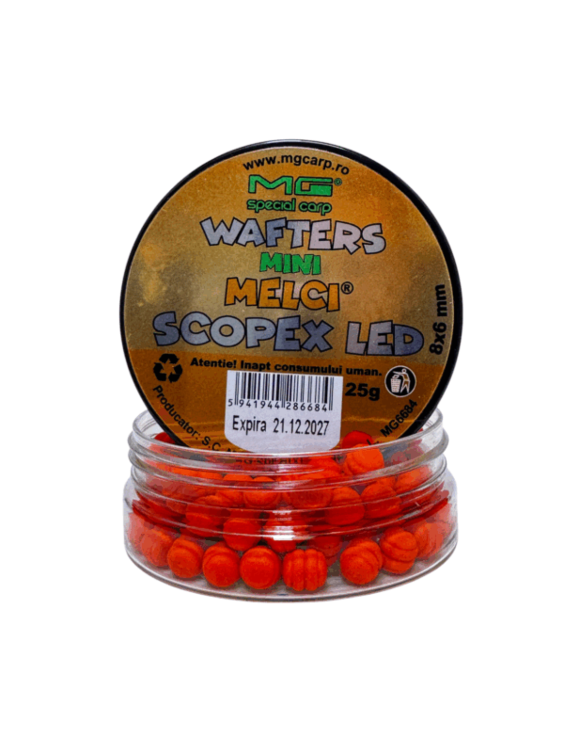 Mini Melci ® Wafters 8x6mm Scopex LED 25gr