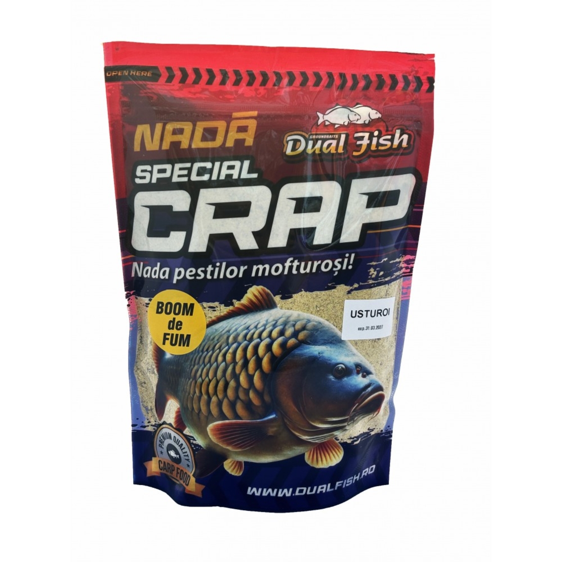 BOOM DE FUM NADA SPECIAL CRAP, AROMA DE USTUROI, 1KG, DUAL FISH