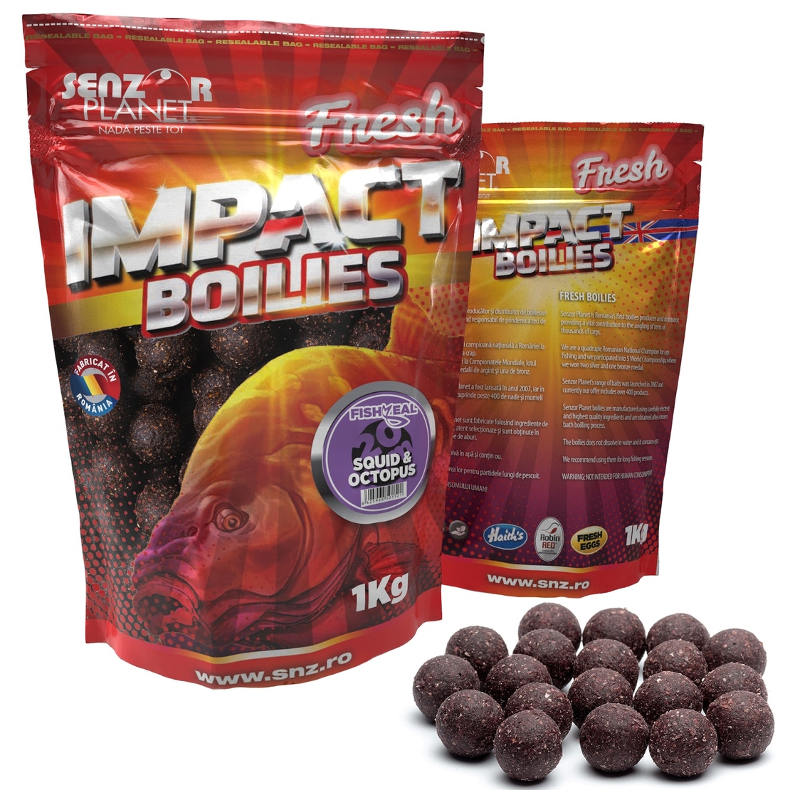 BOILIES SQUID & OCTOPUS 20mm 1kg