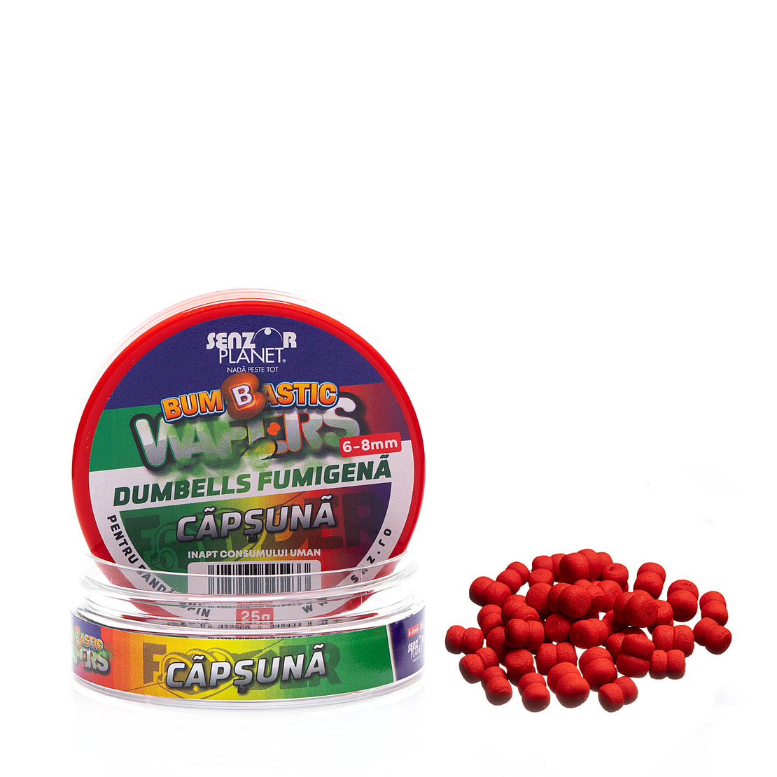 BUMBASTIC WAFTERS DUMBELLS FUMIGENA PENTRU BANDA CAPSUNA 6-8mm 25g