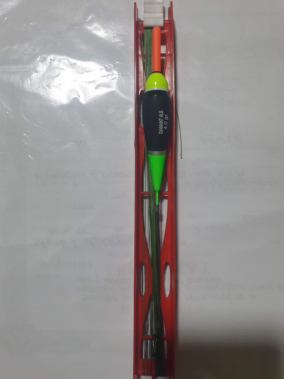 Linie echilibrata crap cu fir textil 7m Pluta 4g