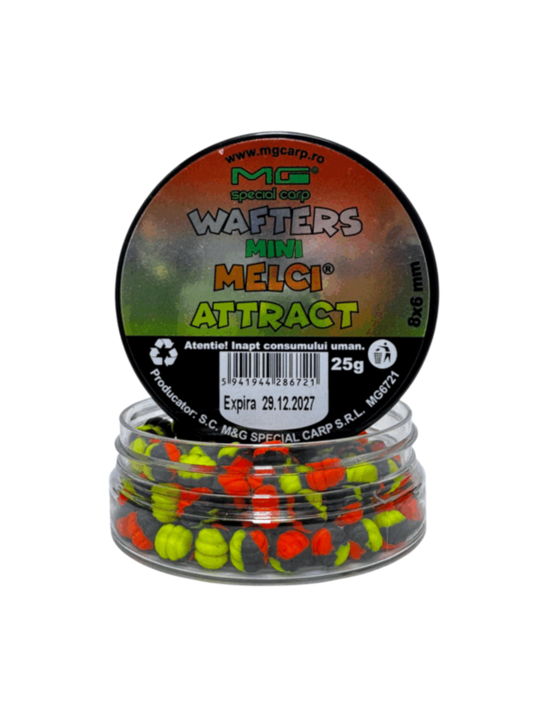 Mini Melci ® Wafters 8x6mm Attract 25gr