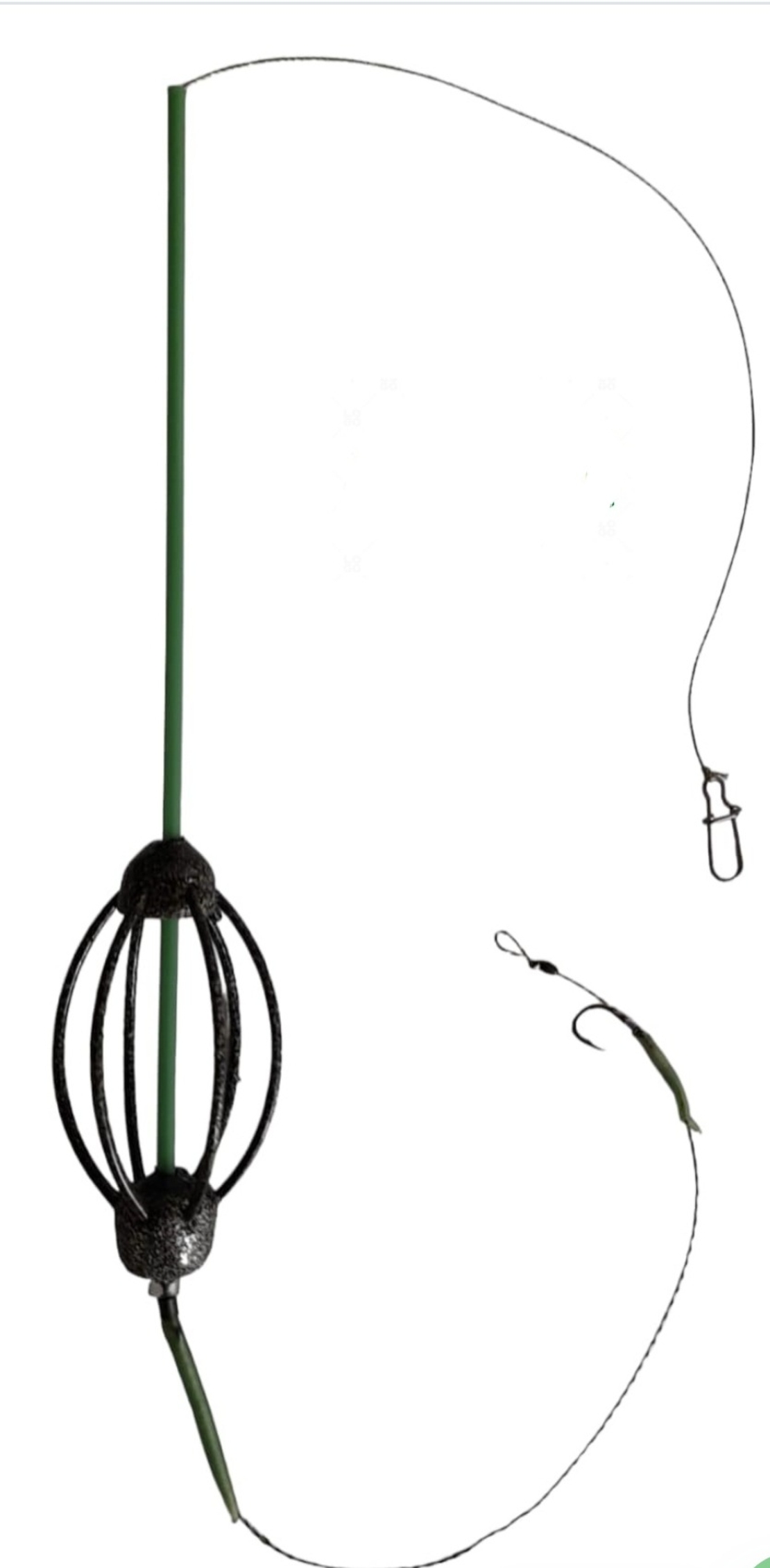 Montura crap 55g cu fir de par