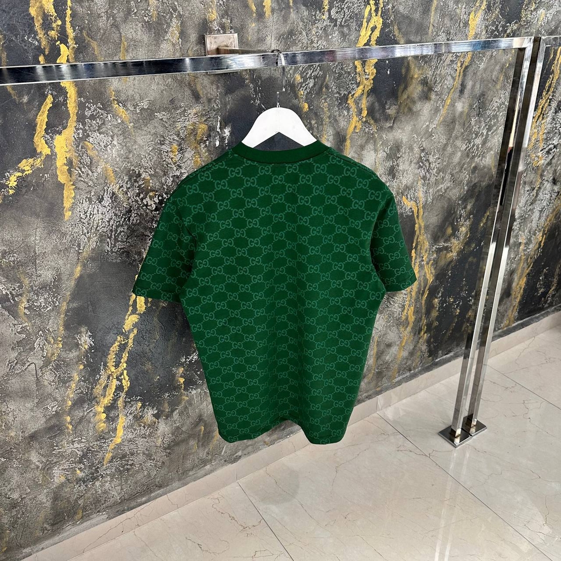 Tricou verde Gucci