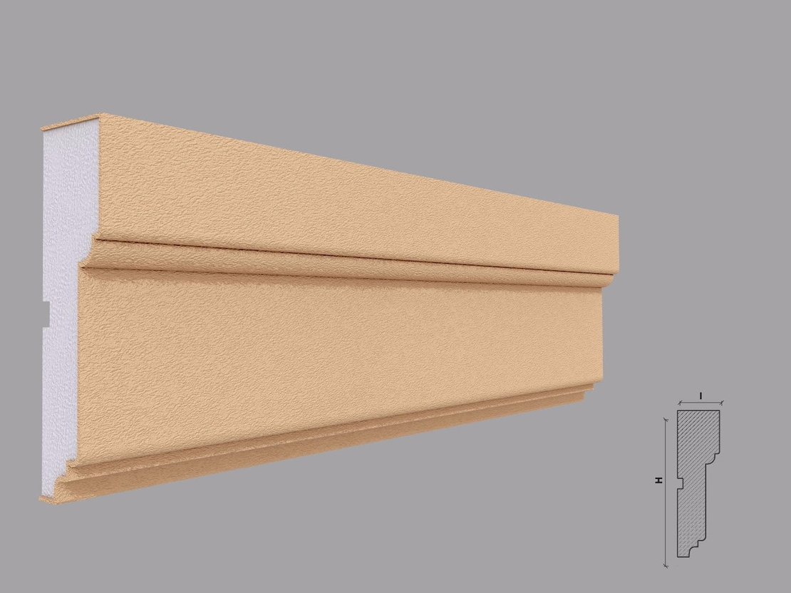 Ancadrament fereastra exterior F120 dimensiuni 140x40x2000mm